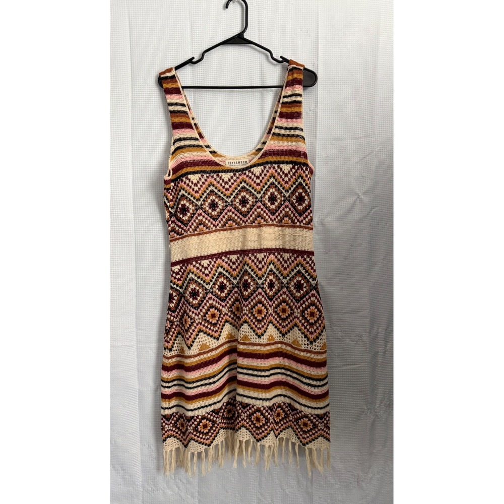 Idyllwind Crochet Fringe Dress by Miranda lambert Chili Havana Nights Size L